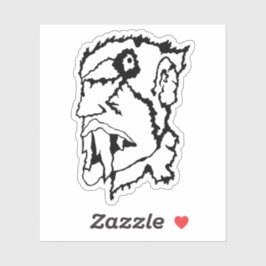 Medusa 7MMHeads Diecut 2025 Horror Demon Awaynowe Aufkleber