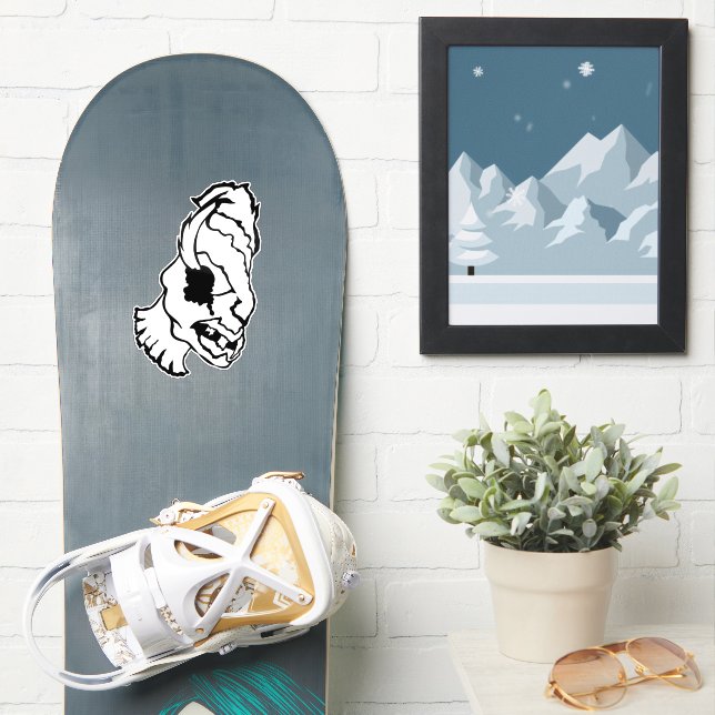 Medusa 8MMHeads Diecut 2025 Horror Book Awaynowe Aufkleber (Snowboard)