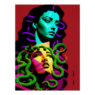 Medusa abgelenkt poster