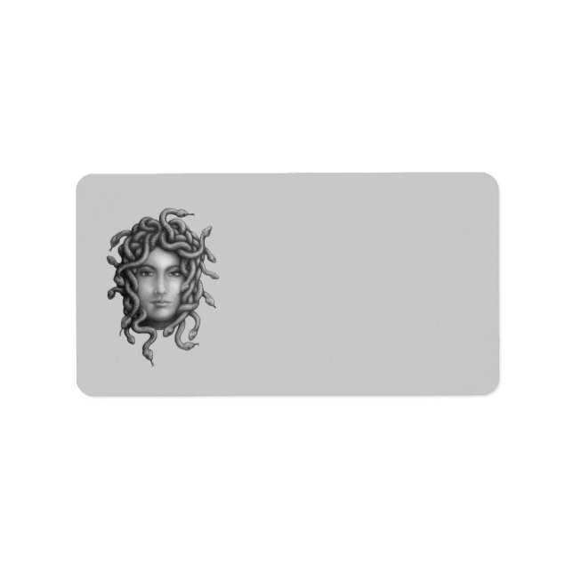 Medusa Adressaufkleber (Vorne)