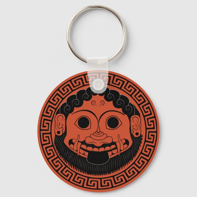 Medusa Apotropaia Alte Griechische Kunst Schlüsselanhänger (Vorderseite)