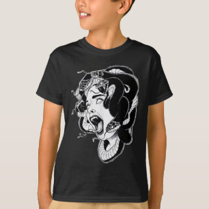 Medusa Blackwork Tattoo Flash T-Shirt