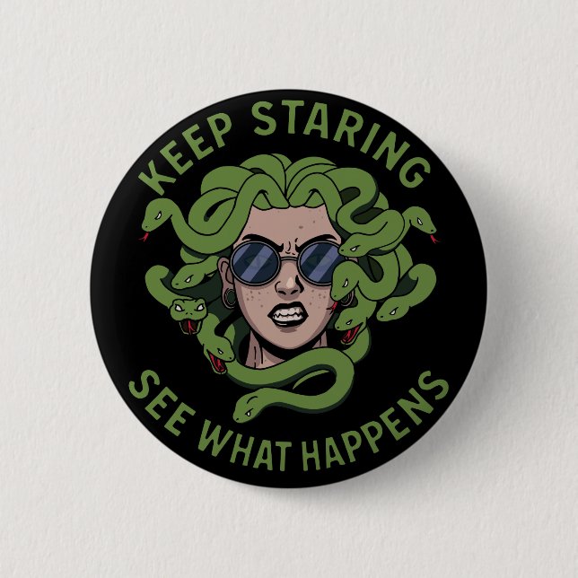 Medusa Button (Vorderseite)