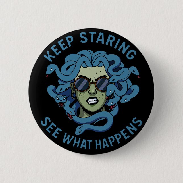 Medusa Button (Vorderseite)