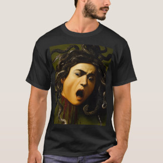 Medusa by Caravaggio Graphic  T-Shirt