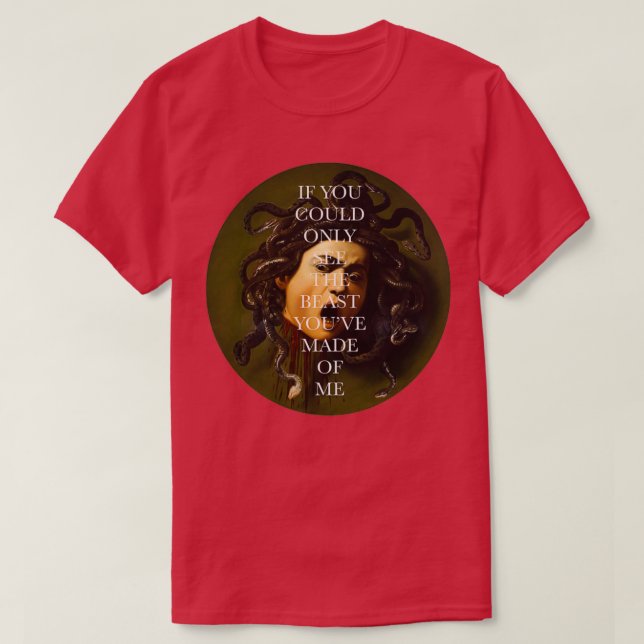 medusa by caravaggio T-Shirt (Design vorne)