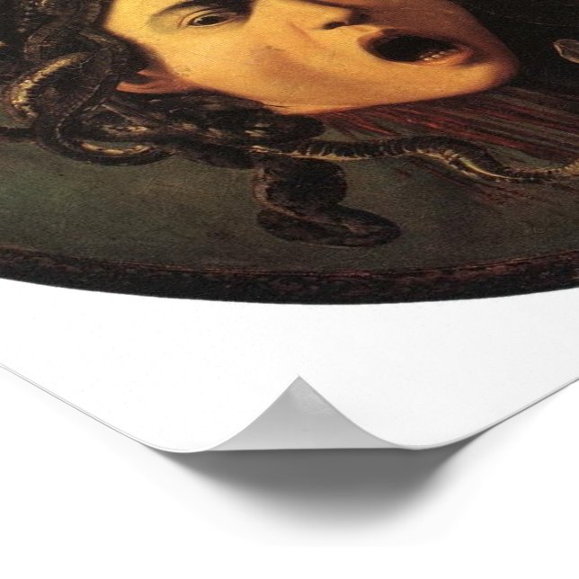 Medusa - Caravaggio Poster (Ecke)