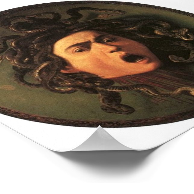 Medusa – Caravaggio Poster (Ecke)