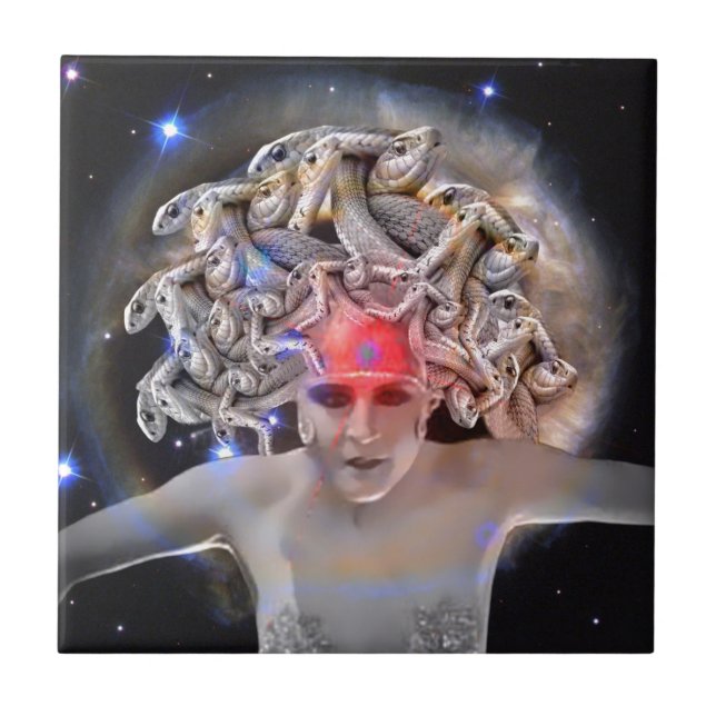 Medusa Fliese (Vorderseite)