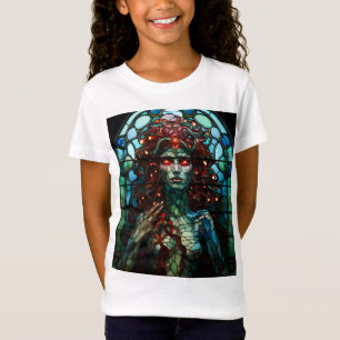 Medusa - Glass Window Tiffany Style T-Shirt
