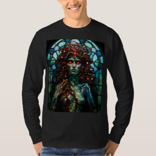 Medusa - Glass Window Tiffany Style T-Shirt