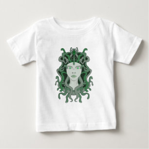 Medusa Gorgo Schlange Gorgone Monster griechische Baby T-shirt