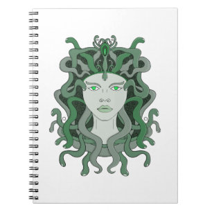 Medusa Gorgo Schlange Gorgone Monster griechische Notizblock