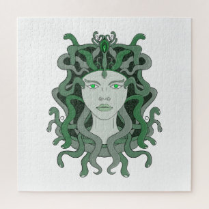 Medusa Gorgo Schlange Gorgone Monster griechische Puzzle