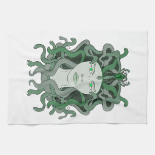 Medusa Gorgo Snake Gorgon Monster Griechische Myth Geschirrtuch