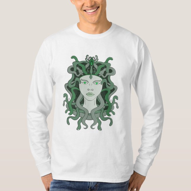 Medusa Gorgo Snake Gorgon Monster Griechische Myth T-Shirt (Vorderseite)