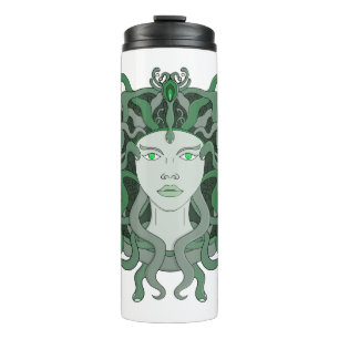 Medusa Gorgo Snake Gorgon Monster Griechische Myth Thermosbecher