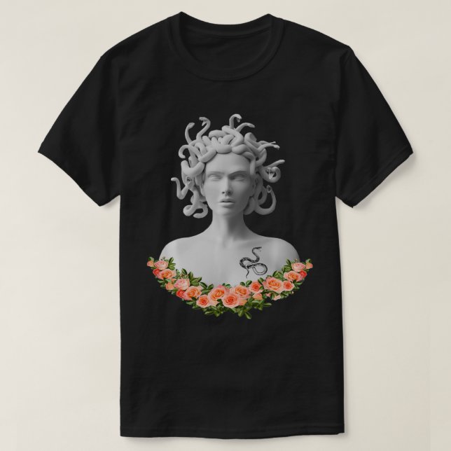 Medusa Gorgon Greek Mythology  T-Shirt (Design vorne)