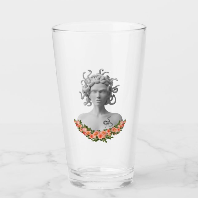 Medusa Gorgon Griechische Mythologie Glas (Vorderseite)