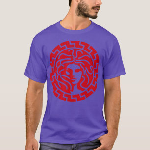 Medusa Gorgon Snake Head Greek Mythology Ancient L T-Shirt