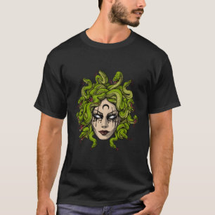 Medusa Griechische Göttin Schlangen Antikes Griech T-Shirt
