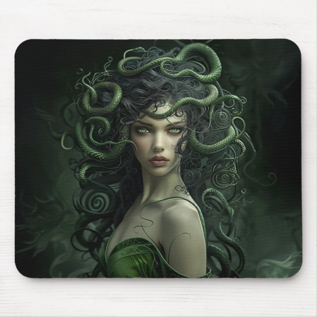 Medusa, griechische Mythologie, Schlangengöttin, G Mousepad (Vorne)