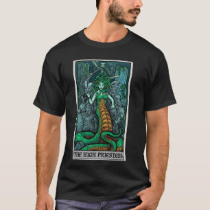 Medusa, griechischer Mytholo, Tarot der Hohepriest T-Shirt