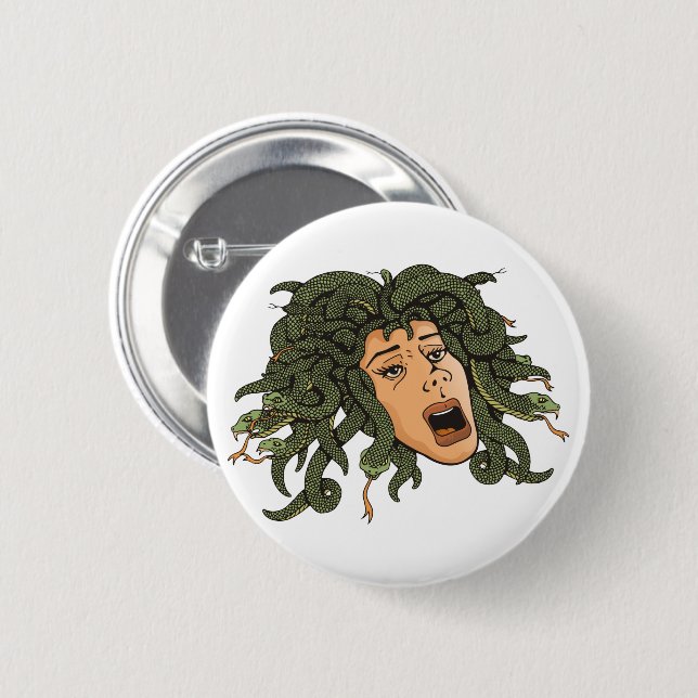 Medusa Head Button (Vorne & Hinten)
