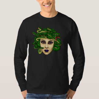 Medusa Head Face Greek Mythology Snake Goddess Myt T-Shirt