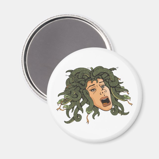 Medusa Head Magnet (Vorderseite/Rückseite)