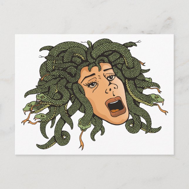 Medusa Head Postkarte (Vorderseite)