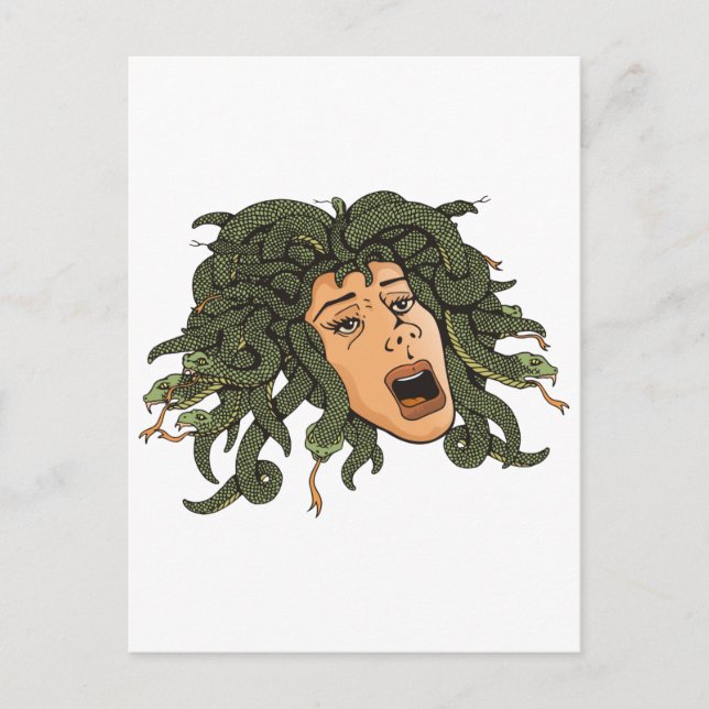 Medusa Head Postkarte (Vorderseite)