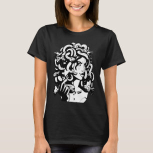 Medusa Head Snake Hair Griechische Mythologie Anci T-Shirt