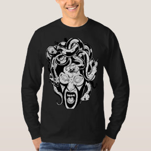 Medusa Head Snake Hair Mythology Alt Griechisch T-Shirt