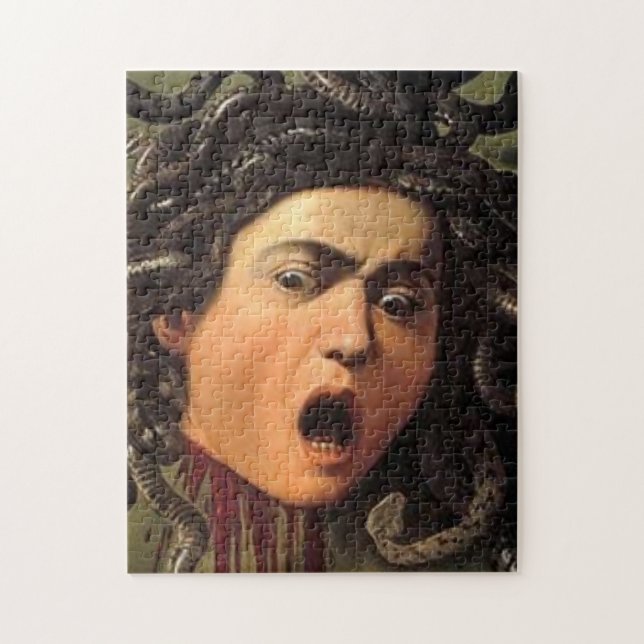 Medusa Head von Caravaggio Puzzle (Vertikal)