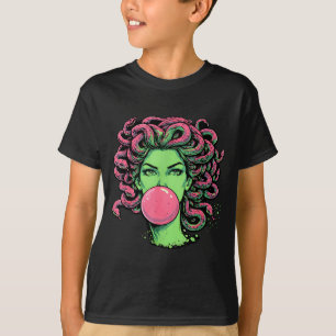 Medusa Kaugummi griechische mythologische Schlange T-Shirt