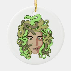 Medusa Keramik Ornament