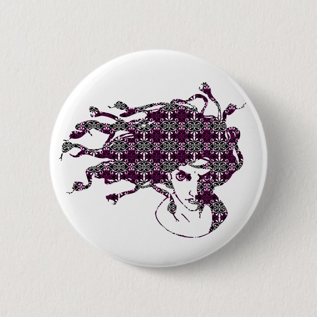 MEDUSA Knopf Button (Vorderseite)