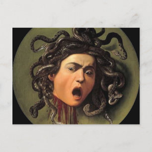 Medusa-Kopf von Caravaggio Postkarte