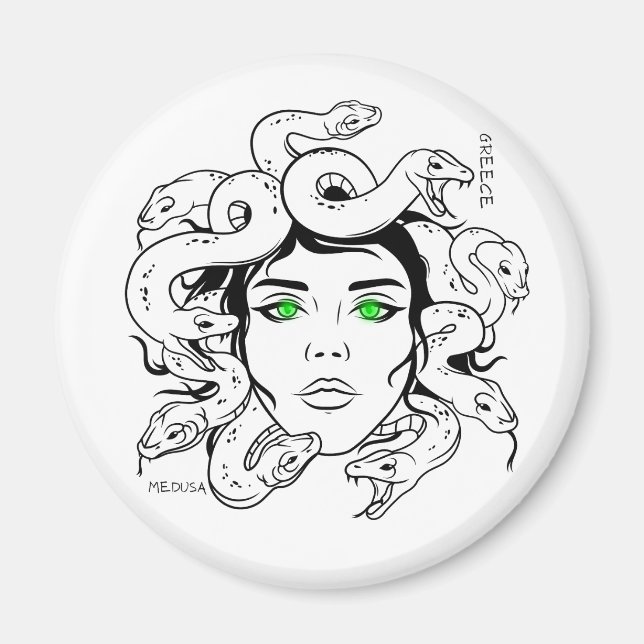 Medusa  magnet (Vorne)
