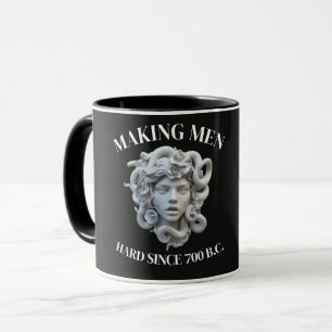 MEDUSA, MÄNNER SEIT 700 V.CHR. HART MACHEND TASSE