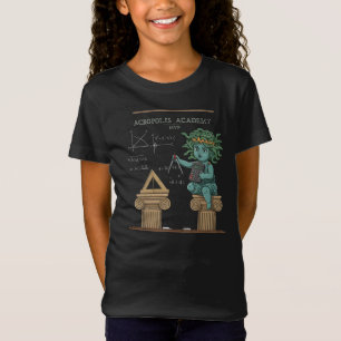 Medusa Mathlete Griechisches T-Shirt –Mythologie M