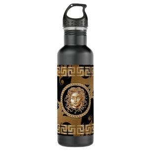 Medusa Medallion Gold Edelstahl Wasserflasche Edelstahlflasche