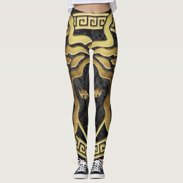 Medusa Metallica Leggings (Vorderseite)