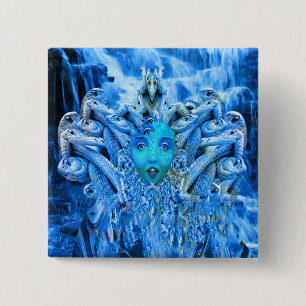 Medusa Metamorphose Button