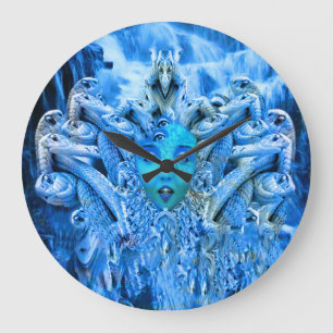 Medusa Metamorphose Große Wanduhr