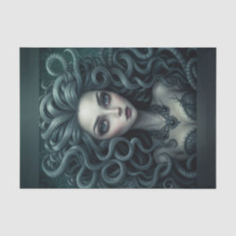 Medusa Mythisches Dekoupage Paper Seidenpapier