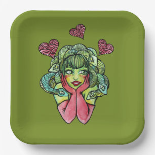 Medusa Pappteller