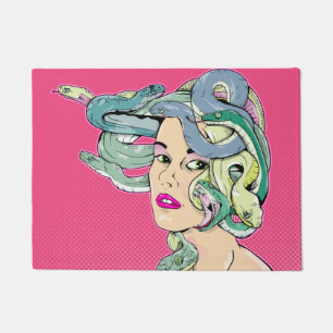 Medusa Pop Art Fußmatte
