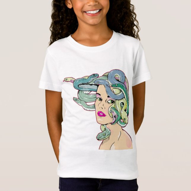 Medusa Pop Art T-Shirt (Vorderseite)